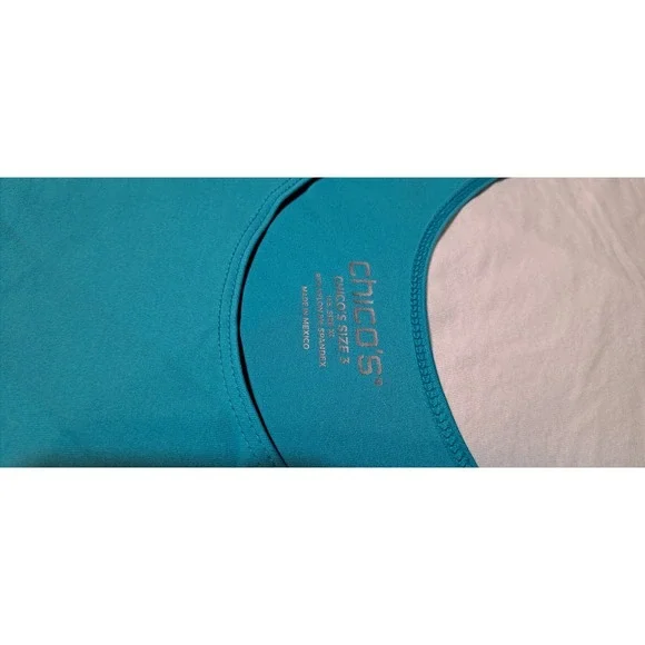 Chico's Oeano Tank Size 3 NWT Microfiber - Picture 4 of 5